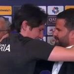 ببینید | گریه مربی سوریه قبل از بازی با ایران سوژه رسانه‌ها شد