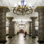 ببینید | ایستگاه متروی باشکوه سن پترزبورگ در روسیه