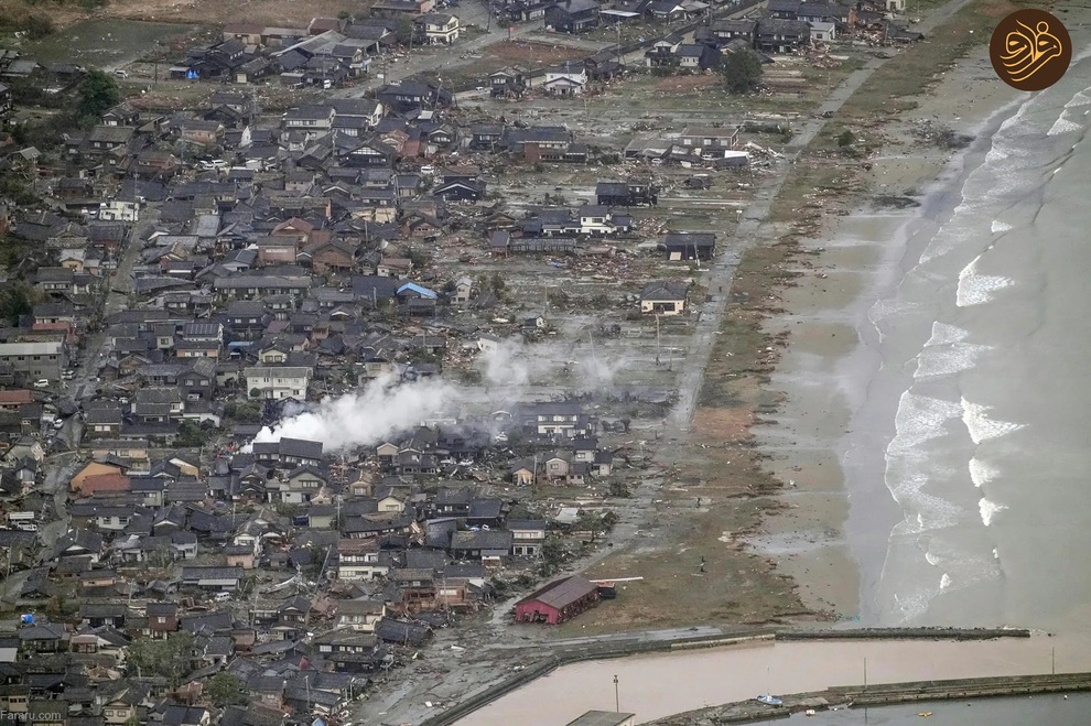 (تصاویر) زلزله قوی در ژاپن که خانه‌ها را در هم کوبید