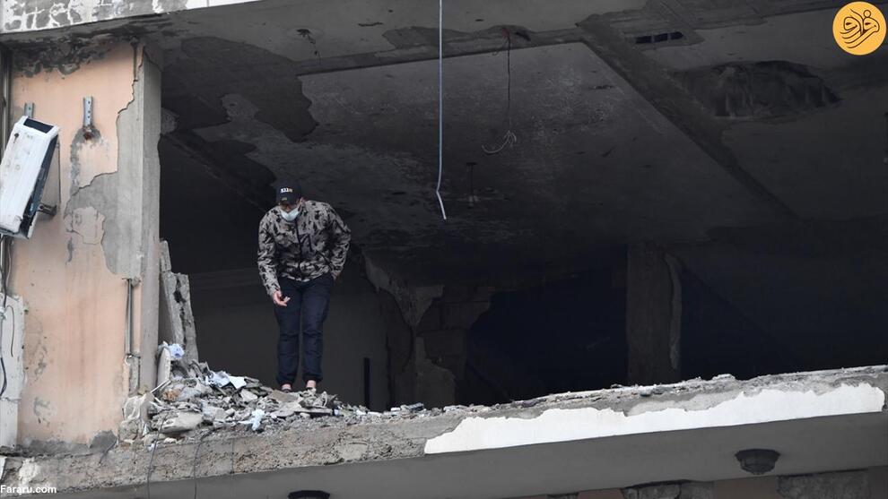 (تصاویر) محل شهادت صالح العاروری