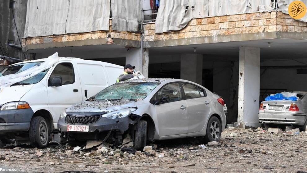 (تصاویر) محل شهادت صالح العاروری