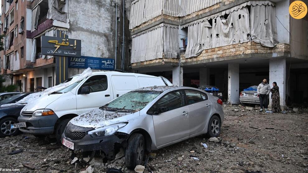 (تصاویر) محل شهادت صالح العاروری