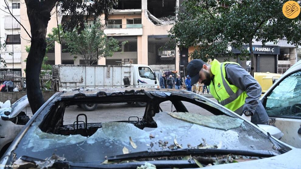 (تصاویر) محل شهادت صالح العاروری