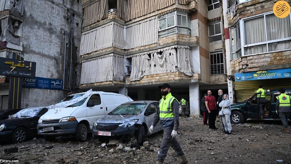 (تصاویر) محل شهادت صالح العاروری