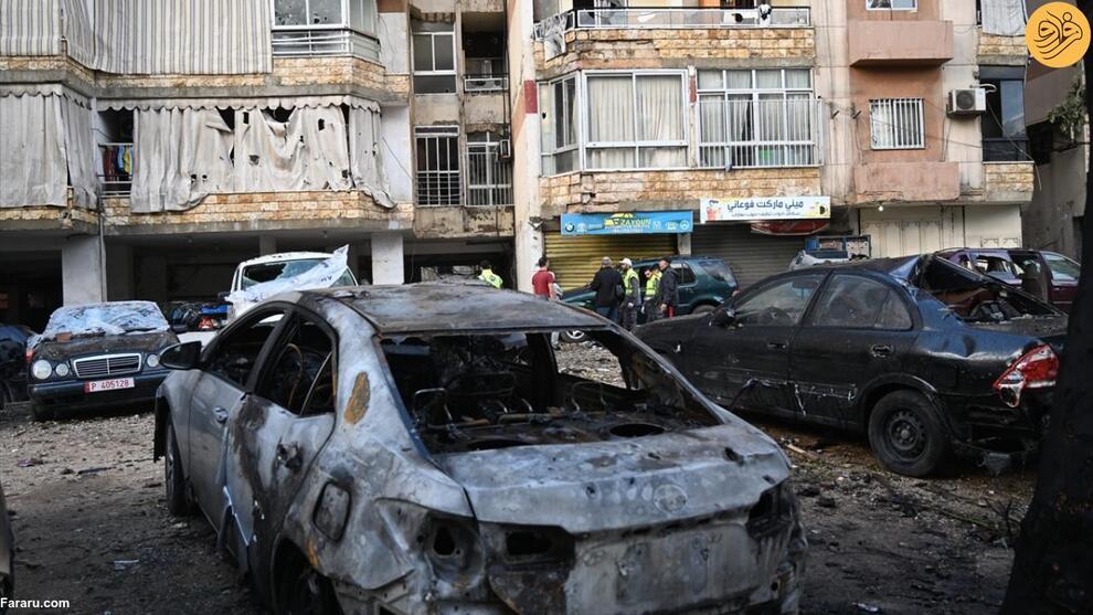 (تصاویر) محل شهادت صالح العاروری