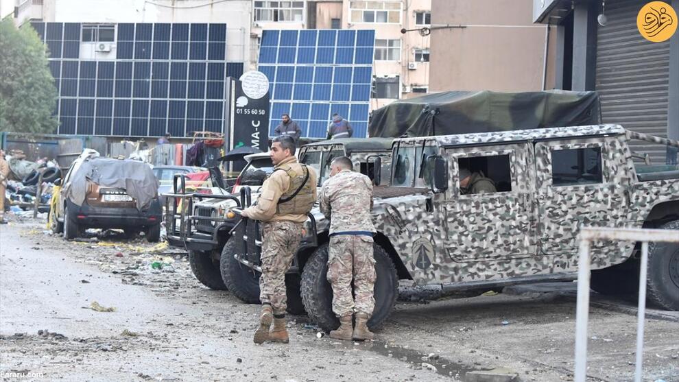 (تصاویر) محل شهادت صالح العاروری