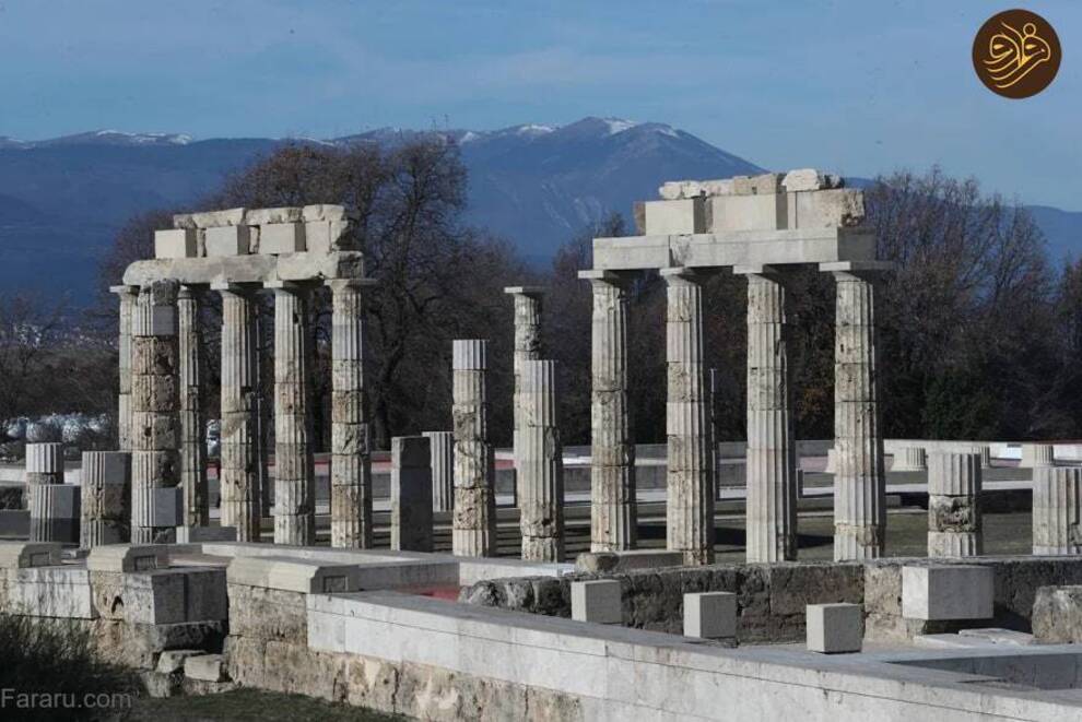 (تصاویر) بازگشایی کاخ آیگای، محل تاج‌گذاری اسکندر مقدونی