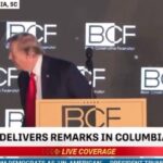 ببینید / وقتی ترامپ ادای بایدن را درمی‌آورد