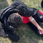 ببینید / تصاویری از حمله به تیم امید تراکتور با سلاح سرد و سرقت ساک و کفش بازیکنان