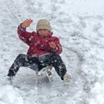 (تصاویر) بارش برف در کشمیر