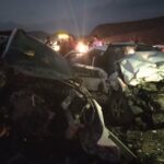 ببینید | تصاویری تلخ از تصادف مرگبار دو دستگاه خودرو در مکزیک