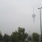 ببینید |  نمایی از برج میلاد غرق در مه