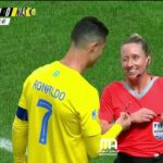 ببینید | چشمک زدن داور زن مسابقه النصر و الهلال به رونالدو؟