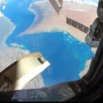 تماشای زیبایی شگفت‌انگیز خلیج فارس از اتاقک شیشه‌ای ایستگاه فضایی