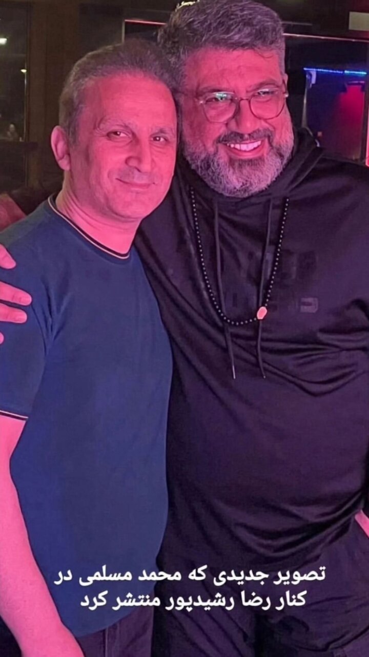 عکس | سلفی خندان رضا رشیدپور با شخصیت محبوب کودکان