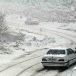 ببینید | تصاویری زیبا از بارش برف در بام تهران