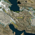 ببینید | تصاویر ماهواره‌ای از شرایط جوی کشور پس از بارندگی‌های روز گذشته