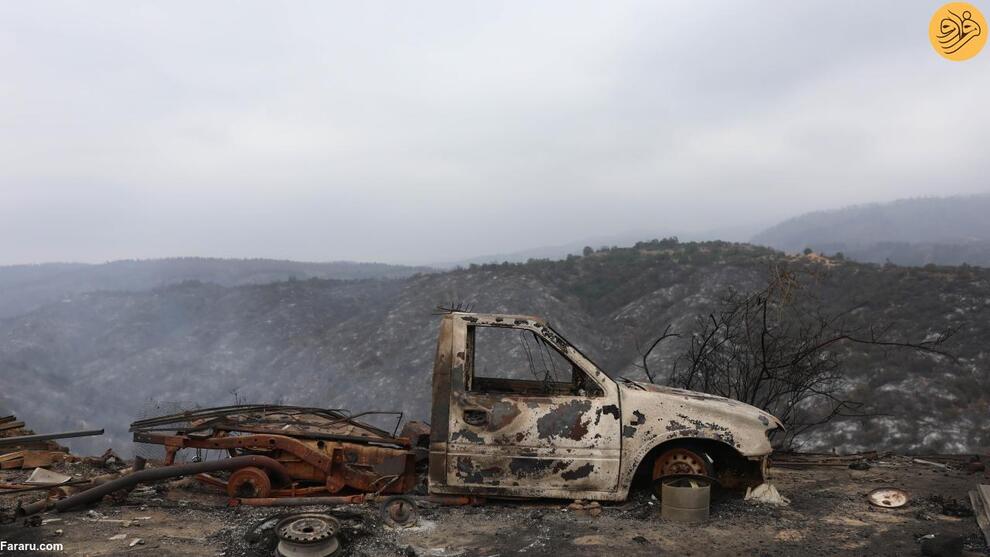 (تصاویر) آتش‌سوزی‌های مرگبار در شیلی