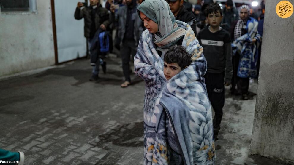 (تصاویر) حمله مرگبار اسرائیل به منطقه امن؛ ۱۰۰ نفر کشته شدند