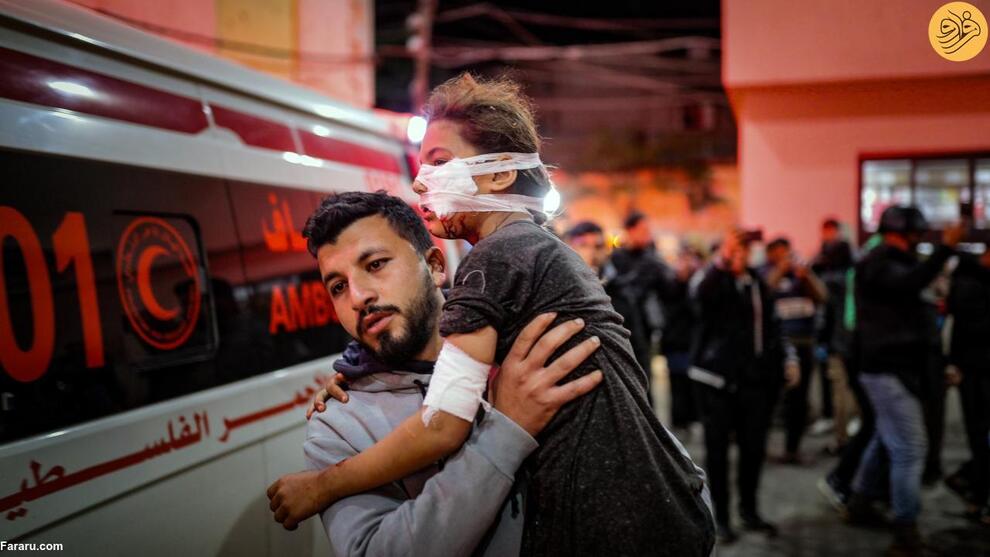 (تصاویر) حمله مرگبار اسرائیل به منطقه امن؛ ۱۰۰ نفر کشته شدند