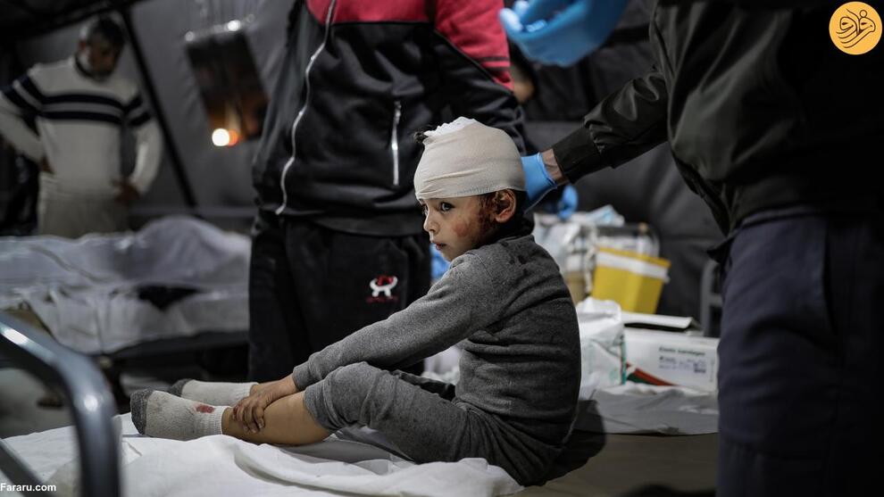 (تصاویر) حمله مرگبار اسرائیل به منطقه امن؛ ۱۰۰ نفر کشته شدند