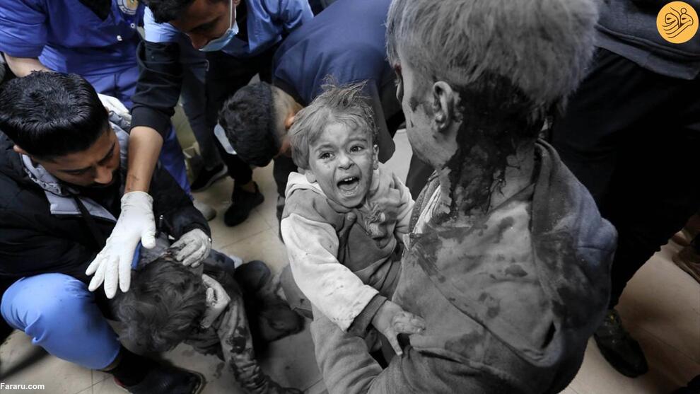 (تصاویر) کودکان غزه، قربانیان بی‌گناه جنگ