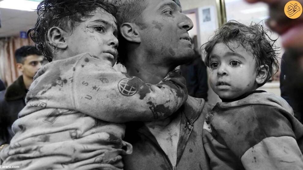 (تصاویر) کودکان غزه، قربانیان بی‌گناه جنگ