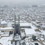 تصاویر | برف در شهر کویری؛ یزد سفیدپوش شد
