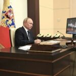 ببینید / رأی‌ دادن آنلاین پوتین در انتخابات ریاست‌جمهوری روسیه