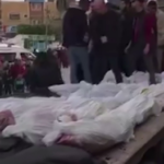 ببینید / تشییع جنازه  ۱۵ نفر از یک خانواده در غزه