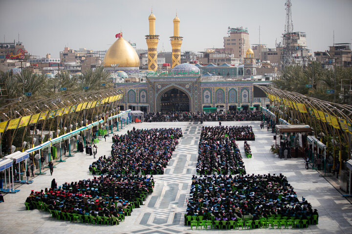 جشن فارغ التحصیلی دختران دانشجوی عراقی در عتبه مقدس حسینی(ع)