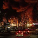 ببینید | آتش سوزی عظیم یک کارخانه نیتروژن در میشیگان آمریکا