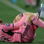 ببینید | لحظه برخورد شدید مسی با بازیکن نشویل؛ خطر از بیخ گوش لئو گذشت