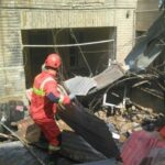 ببینید | اولین تصاویر از انفجار شدید یک خانه ۲ طبقه در خیابان ری