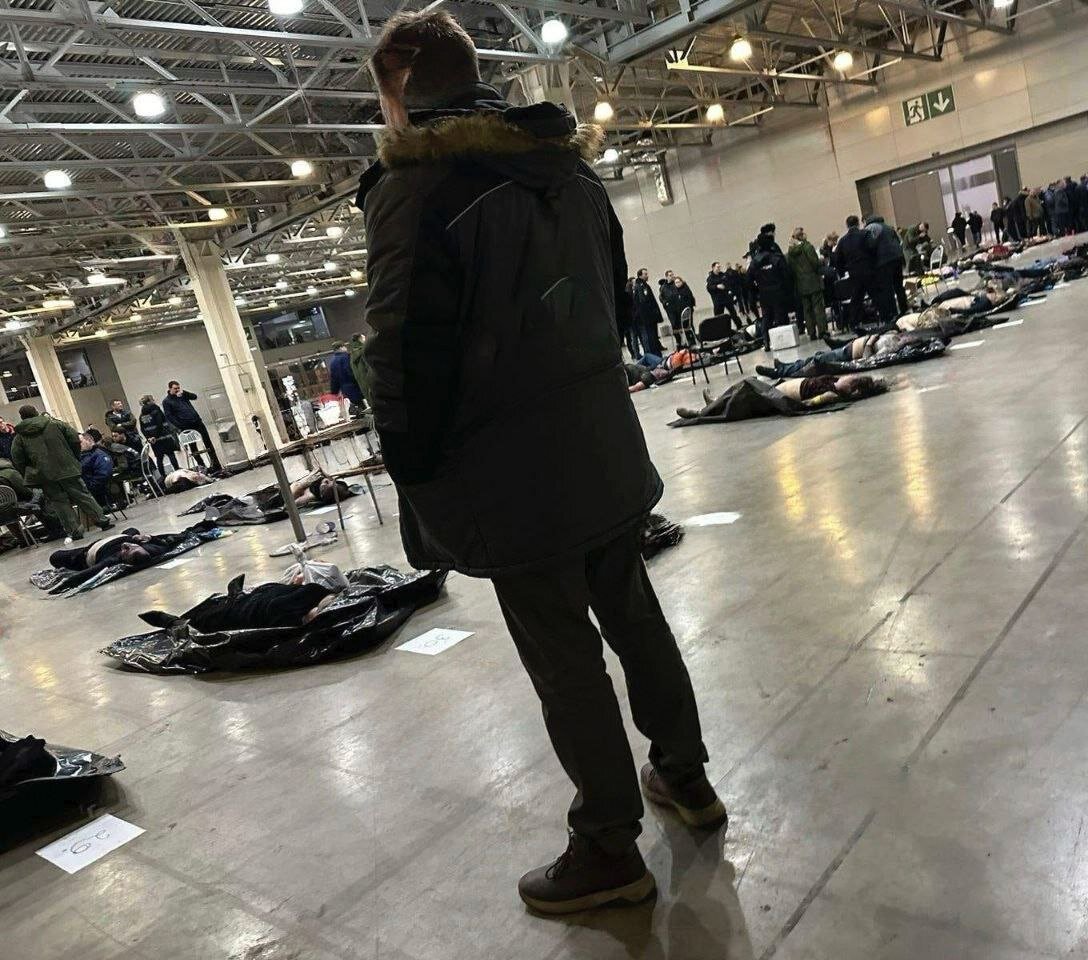 عکس | تصویر  وحشتناک از سالن شماره ۵ کروکوس بعد از حمله تروریستی