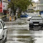 ببینید | آب‌گرفتگی خیابان‌ها در کوهدشت لرستان