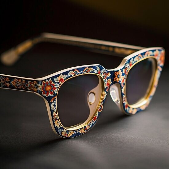 طراحی فریم عینک با الهام از نقش و نگار قالی ایرانی
