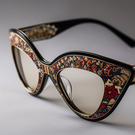 طراحی فریم عینک با الهام از نقش و نگار قالی ایرانی