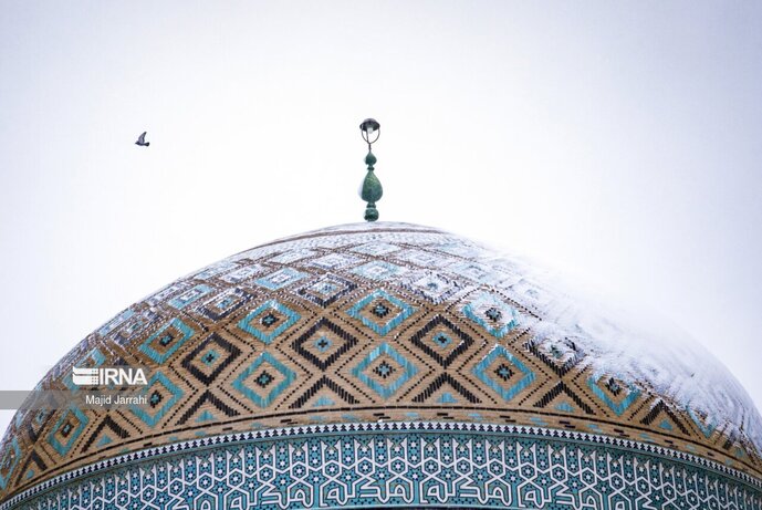 تصاویر | برف در شهر کویری؛ یزد سفیدپوش شد