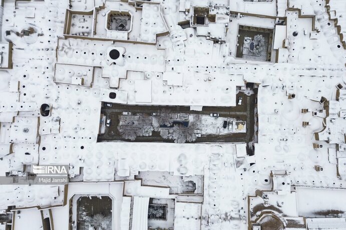 تصاویر | برف در شهر کویری؛ یزد سفیدپوش شد