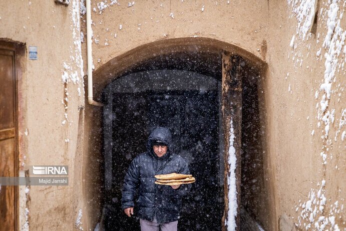 تصاویر | برف در شهر کویری؛ یزد سفیدپوش شد
