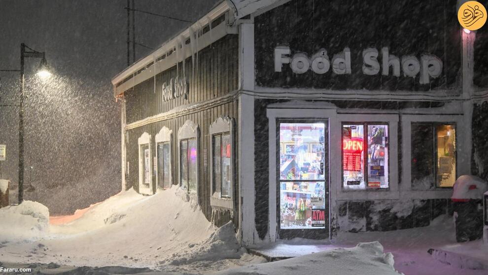 (تصاویر) برف فلج کننده در نوادا