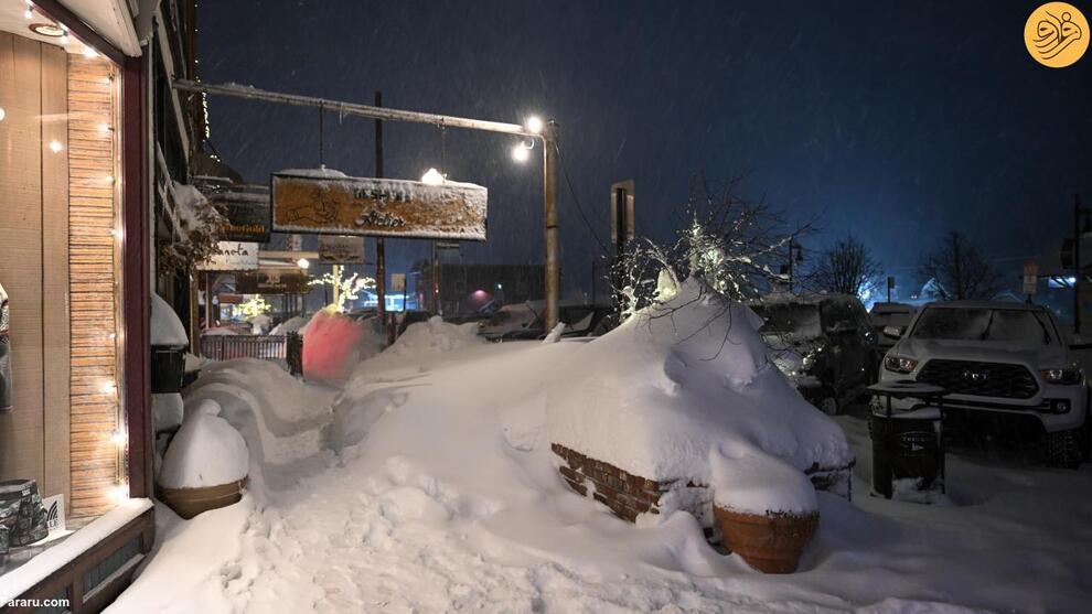 (تصاویر) برف فلج کننده در نوادا