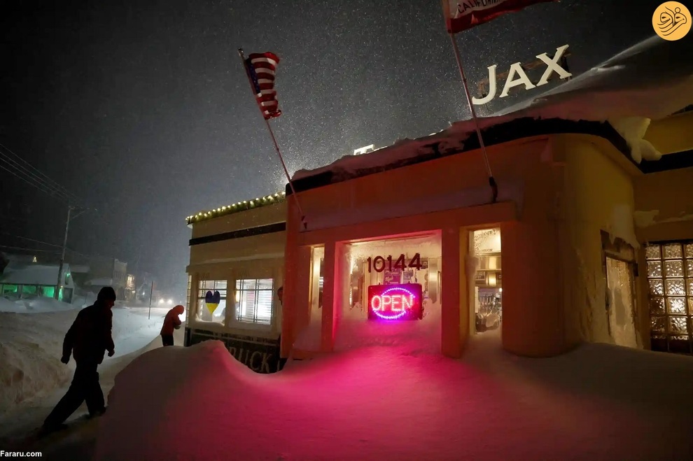 (تصاویر) برف فلج کننده در نوادا