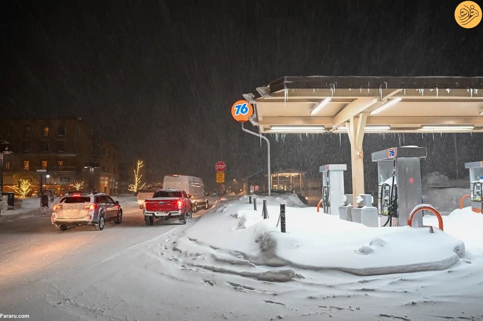 (تصاویر) برف فلج کننده در نوادا