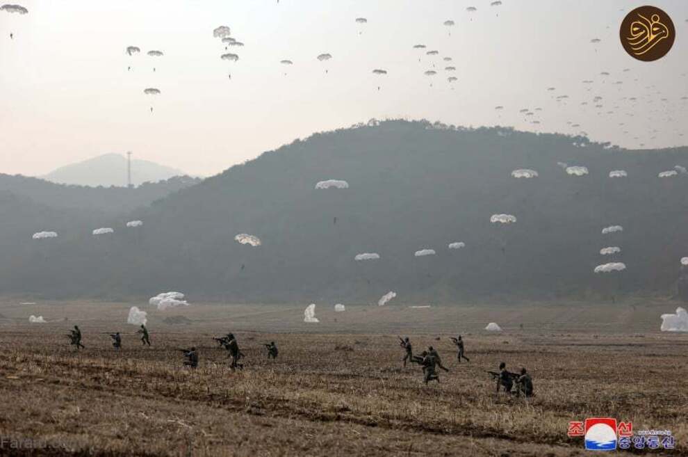 (تصاویر) رهبر کره شمالی و دخترش در تمرینات نظامی ارتش