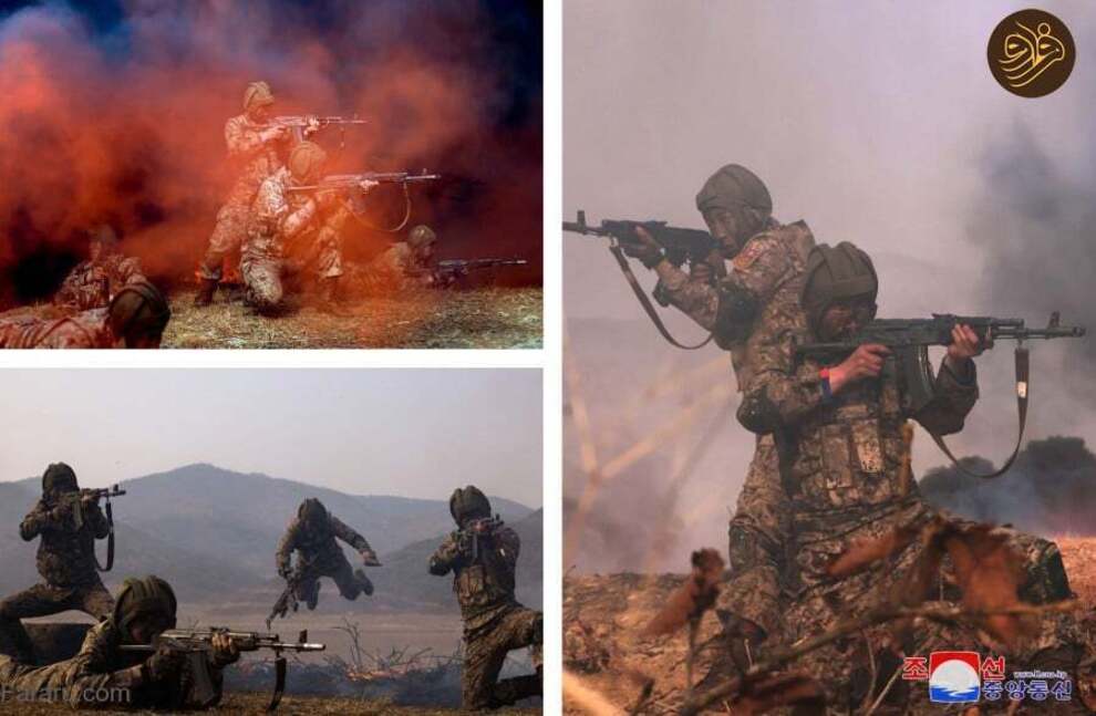 (تصاویر) رهبر کره شمالی و دخترش در تمرینات نظامی ارتش