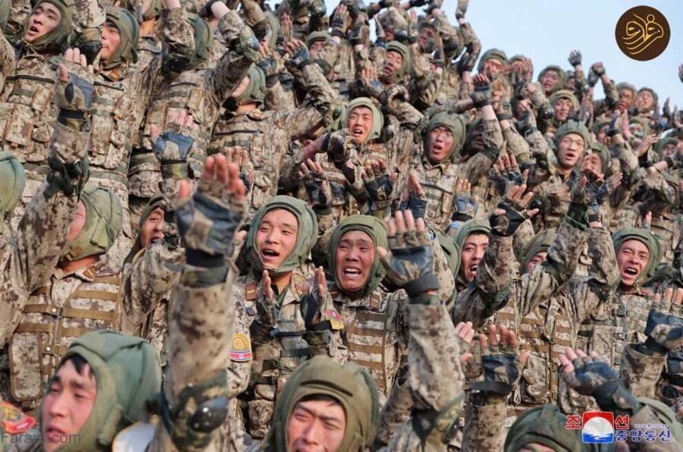 (تصاویر) رهبر کره شمالی و دخترش در تمرینات نظامی ارتش