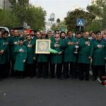 روایتی از حضور خادمان رضوی در مصلی امام خمینی (ره) تهران