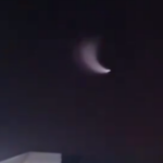 ببینید / تصویری از دیده شدن شی نورانی در آسمان ایران